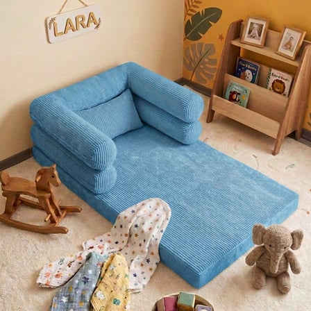 Montessori Yatak Oyun Alanlı Bebek Yer Yatağı Sünger Çocuk Karyola