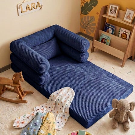 Montessori Yatak Oyun Alanlı Bebek Yer Yatağı Sünger Çocuk Karyola