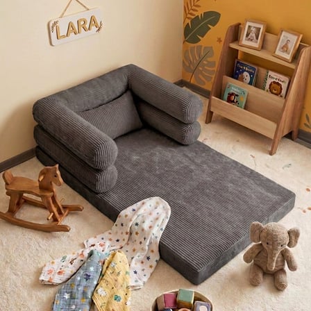 Montessori Yatak Oyun Alanlı Bebek Yer Yatağı Sünger Çocuk Karyola