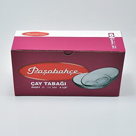 Paşabahçe Ajda 12 Adet Büyük Çay Tabağı 54251