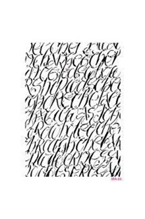 Ma85 Mix Media A4 Stencil