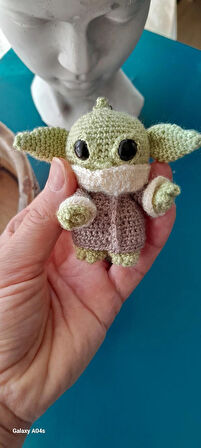 ELİMİNESERİ AMİGURUMİ BABY YODA ANAHTARLIK