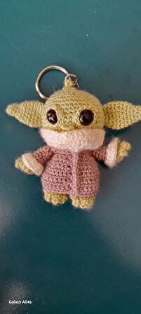 ELİMİNESERİ AMİGURUMİ BABY YODA ANAHTARLIK