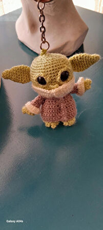 ELİMİNESERİ AMİGURUMİ BABY YODA ANAHTARLIK