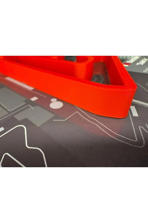 Arvina Atelier 3D Formula 1 Pist Haritası Bahrain Sakhir | Çerçeveli Dekoratif Tablo