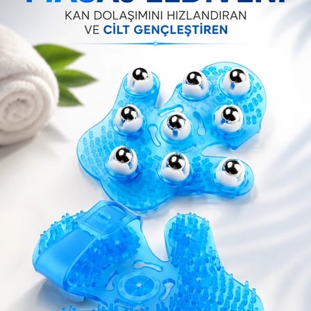 9 Bilyeli Masaj Eldiveni Kan Dolaşımını Hızlandıran Ve Cilt Gençleştiren