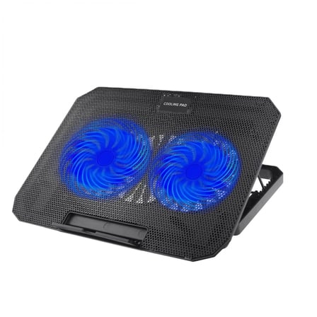Çift Fanlı Sessiz Laptop Soğutucu 17 İnç Uyumlu Yükseltici Stand