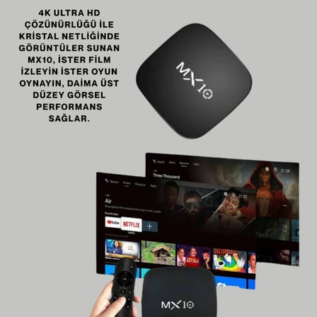 2 Gb Ram 8 Gb Hafıza 4k Video Destekli Android Medya Cihazı