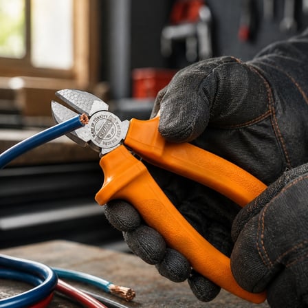 Elektrik Ve Teknik Çalışmalar İçin Profesyonel Dövme Çelik Yan Keski