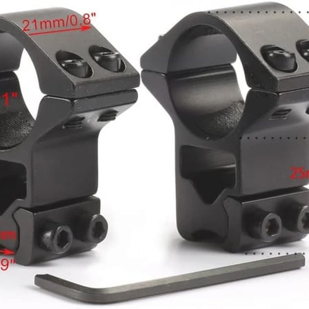 25.4mm Dürbün İçin 11mm Yüksek Havalı  / Av  Ayağı
