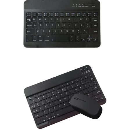 Sessiz Tuşlu Kablosuz Klavye Mouse Seti Çoklu Cihaz Uyumlu
