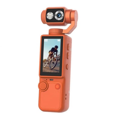 Taşınabilir 4k Gimbal Kamera 180 Derece Döner Lens Stabil Video Çekim Özellikli