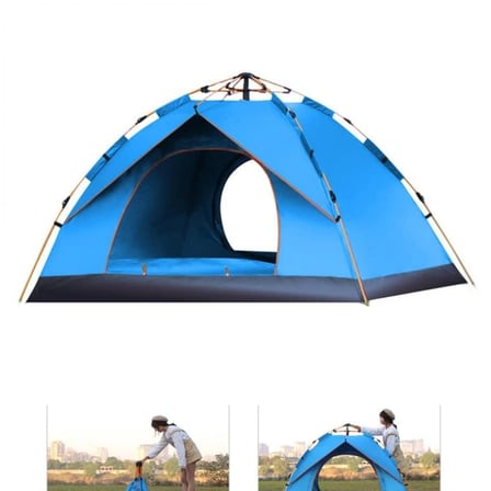 Su Geçirmez Kamp Çadırı Otomatik Kurulum 2 3 Kişilik Outdoor Çadır