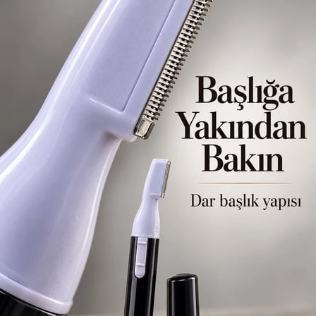 Rd318 Siyah Erkek Sakal Bıyık Kaş Düzeltici