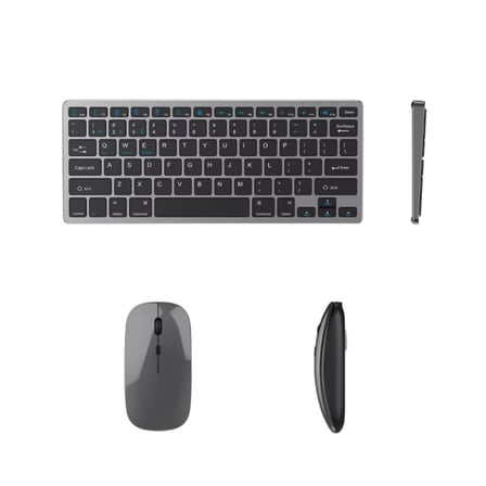 Sessiz Kullanım Sunan Bluetooth Klavye Mouse Seti Çoklu Cihaz Uyumlu