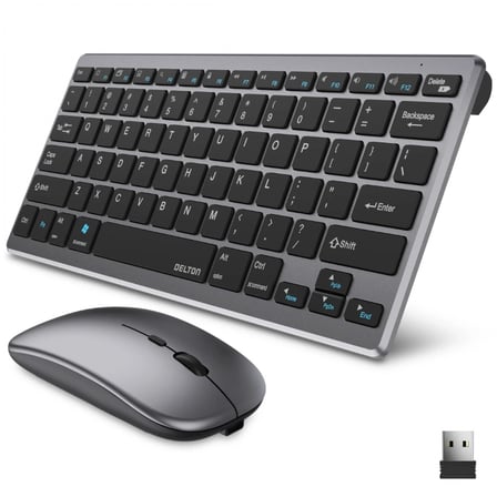 Sessiz Kullanım Sunan Bluetooth Klavye Mouse Seti Çoklu Cihaz Uyumlu