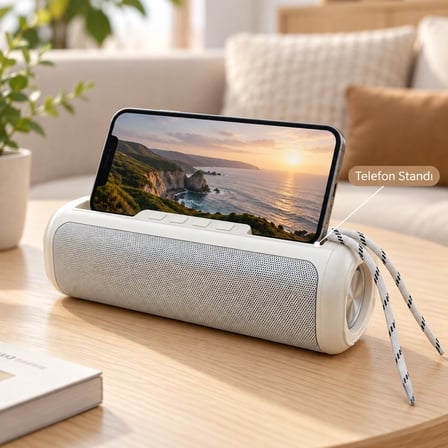 Rgb Işıklı Bluetooth Kablosuz Hoparlör Tws Stereo Destekli Usb Ve Tf Kart Girişli
