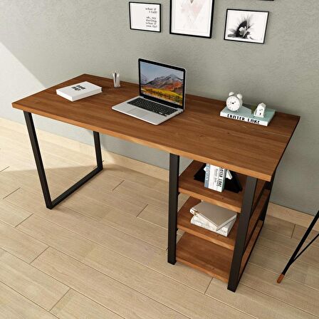 Woodesk Cpt4611-140 Çalışma Masası Ahşap 75 x 140 cm Ceviz 