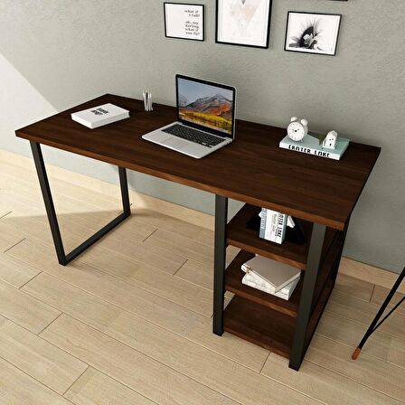 Woodesk Cpt4612-140 Çalışma Masası Ahşap 75 x 140 cm Koyu Ceviz 