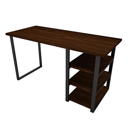 Woodesk Cpt4612-140 Çalışma Masası Ahşap 75 x 140 cm Koyu Ceviz 