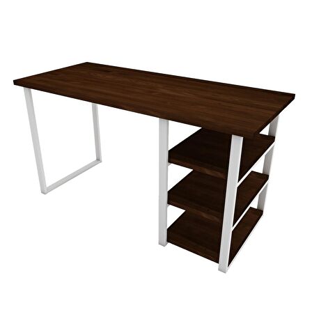 Woodesk Cpt4618-140 Çalışma Masası Ahşap 75 x 140 cm Koyu Ceviz 