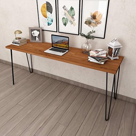 Woodesk Cpt4619-180 Çalışma Masası Ahşap 50 x 180 cm Ceviz 