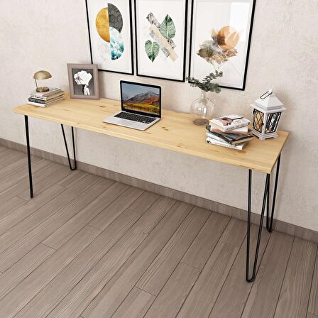 Woodesk Cpt4620-180 Çalışma Masası Ahşap 50 x 180 cm Açık Ceviz 