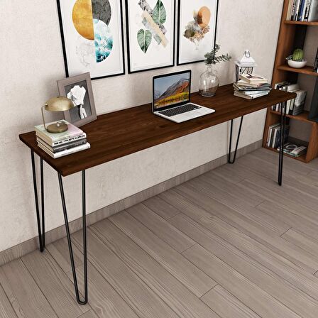 Woodesk Cpt4621-180 Çalışma Masası Ahşap 50 x 180 cm Koyu Ceviz 