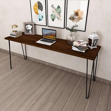 Woodesk Cpt4621-180 Çalışma Masası Ahşap 50 x 180 cm Koyu Ceviz 