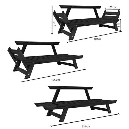 Woodesk Adalar Masif Natural-Turuncu Renk 2li Kanepe CPT8171-210 