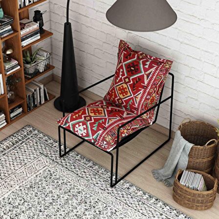 Woodesk Palermo Kilim Desenli Berjer CPT8255-95