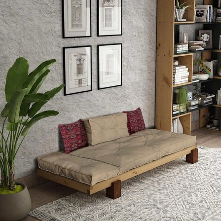 Woodesk Arin Masif Natural-Camel Renk Sedir CPT8301-200