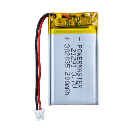 3.7 VOLT 200 MAH LİTYUM POLİMER PİL (44DEX34)