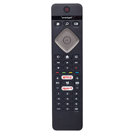 HUAYU KL PHILIPS AMBILIGHT NETFLIX-RAKUTEN TV TUŞLU 43PUS6504/62 LED TV KUMANDASI (44DEX34)