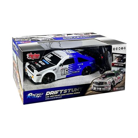 FABBATOYS Kumandalı  4x4 Drift Araba Işıklı ve Buharlı 1:16 