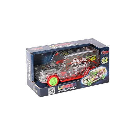 FABBATOYS Müzikli ve ışıklı Çarp Dön Off-Road Araba 