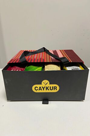 HEDİYELİK  ÇAYLAR 200 GR x 4 + HEDİYE KUTUSU