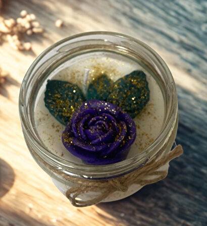 HARTOPİA Mistik Beyaz El Yapımı Dekoratif Mum – Aura Koleksiyonu