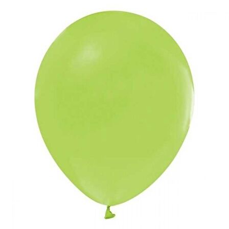 100 lü Pastel Açık Yeşil Balon 12 inç