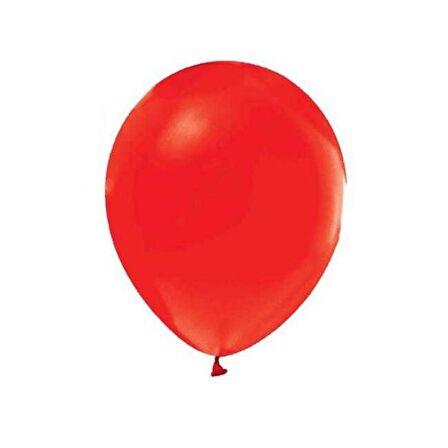 100 lü Pastel Kırmızı Balon 12 inç