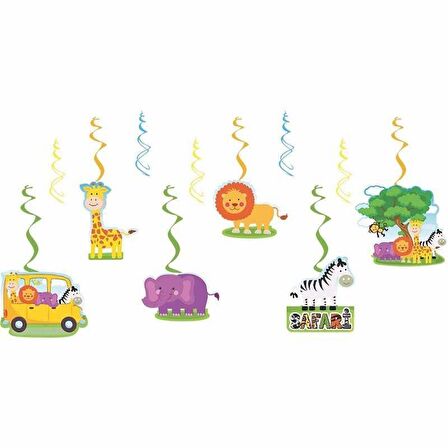 6 lı Tavan Süsü Safari