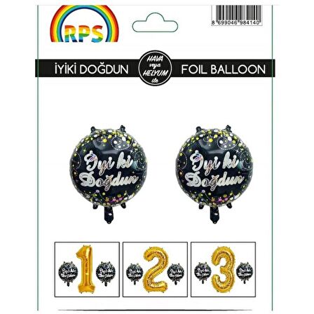 İyi ki Doğdun 2 li Folyo Balon
