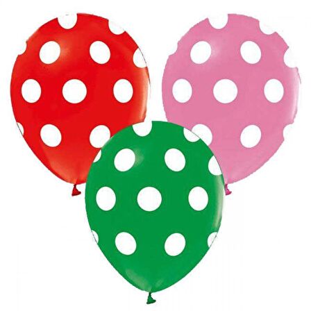 Karışık Puantiyeli Balon