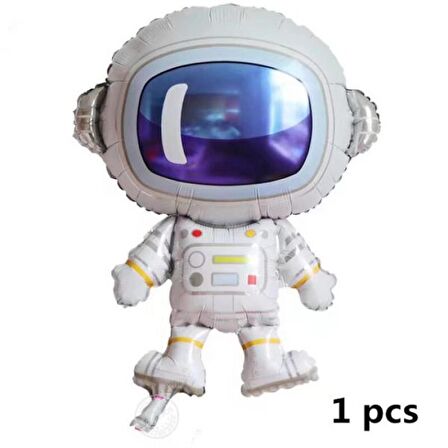 Astronot Folyo Balon Tekli