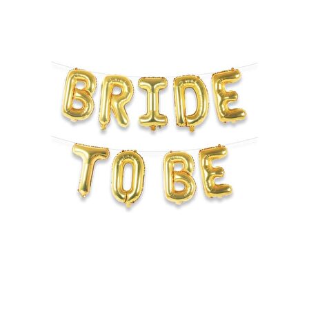 Bride To Be Folyo Balon Gold