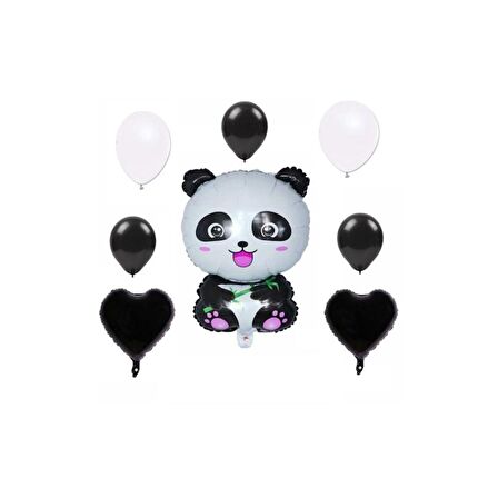 Panda Folyo Balon Seti