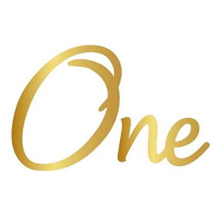 1 Yaş One Banner Gold
