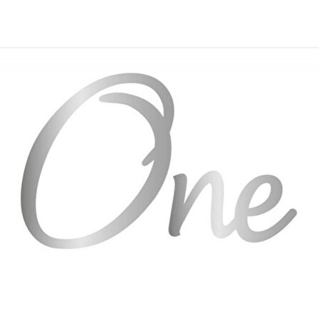 1 Yaş One Banner Gümüş