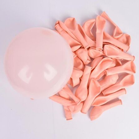 100 lü Balon Mini Makaron Somon 6 inç