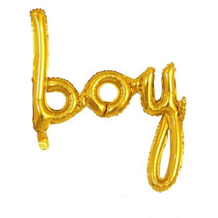 Gold Boy Folyo Balon